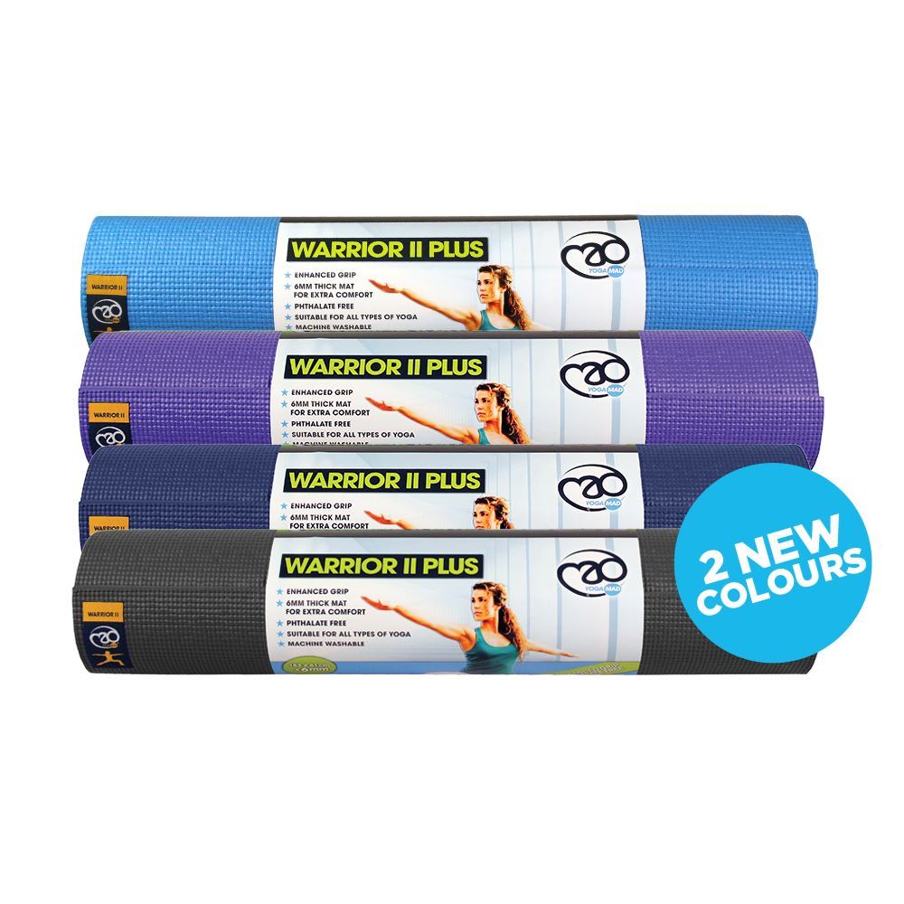 Mad Fitness: Warrior Yoga II Mat - 6mm (YWARRIORII6)