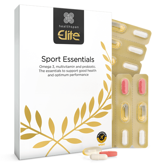 Healthspan Elite: Sport Essentials | Omega-3, Multivitamin & Probiotic for Peak Performance