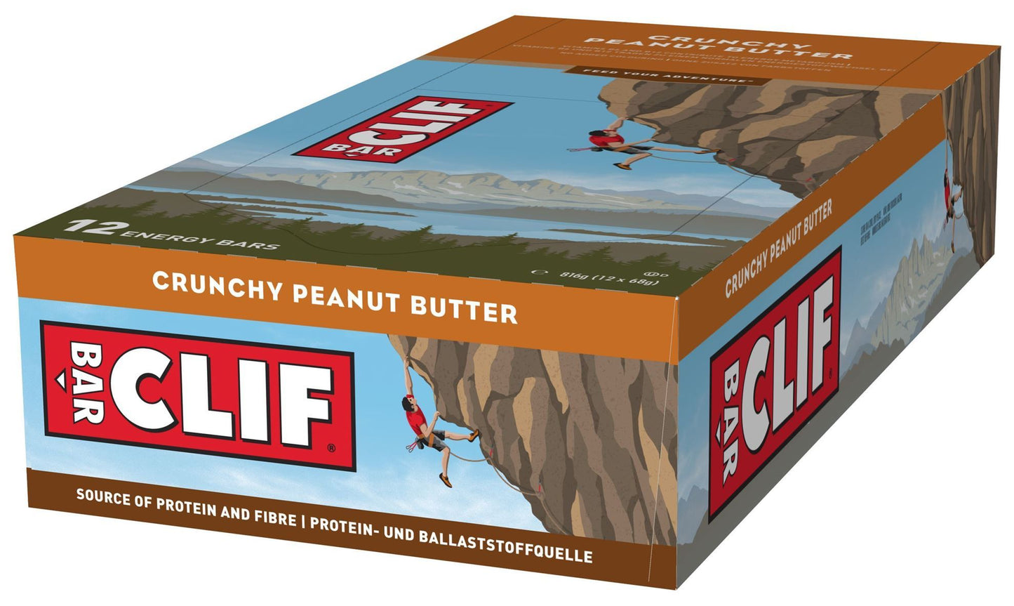 Clif Vegan Energy Bars (12 x 68g Bars)