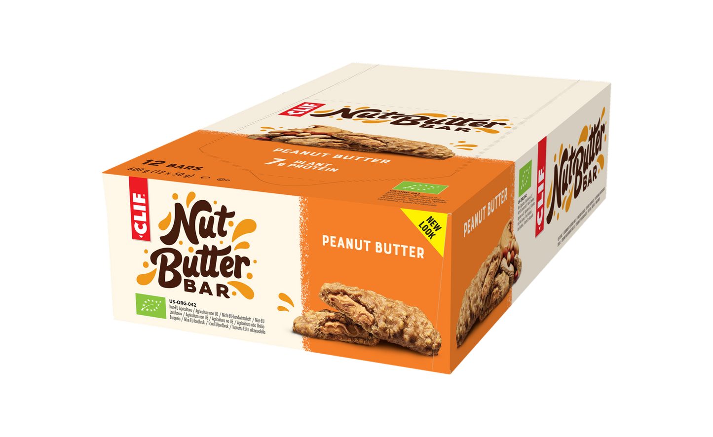 Clif Nut Butter Filled Vegan Energy Bars (12 x 50g Bars)