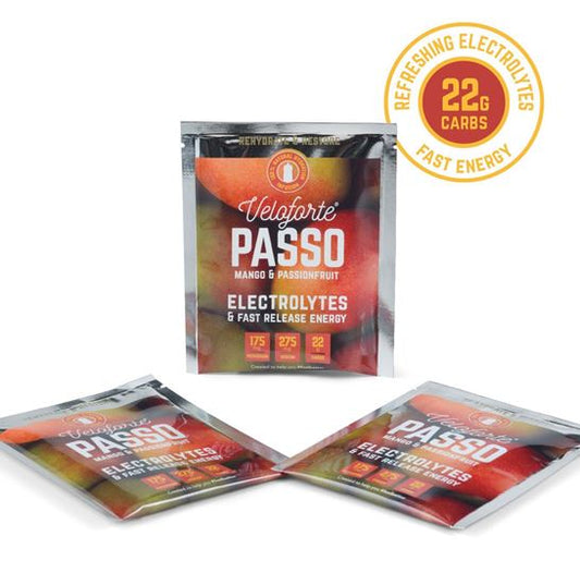 Veloforte Passo – Natural Energy & Electrolyte Drink (24 X 24g)