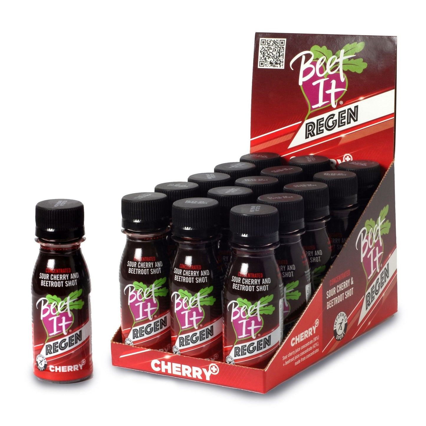 NEW: Beet It Regen Cherry+ shot (Box 15 x 70ml)