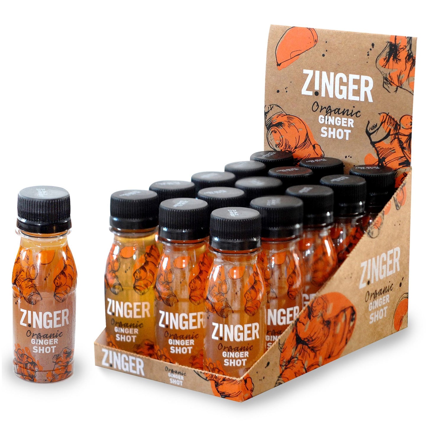 Zinger Shots (15 x 70ml Shots)