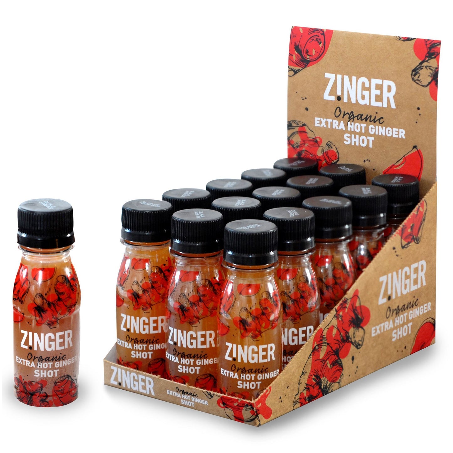 Zinger Shots (15 x 70ml Shots)