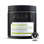 PILLAR Performance: TRIPLE MAGNESIUM (200g Powder / 50 serves) Glass Jar