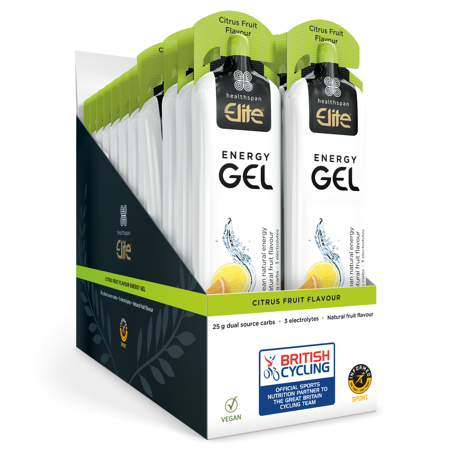 Healthspan Elite: Energy Gels | Fast-Acting Fuel with Electrolytes for Peak Performance