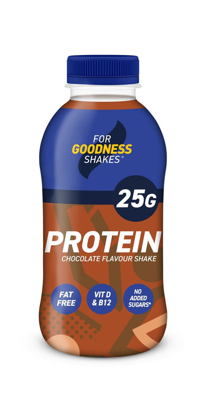 For Goodness Shakes RTD - High Protein Shake - 435ml x 8 bottles (25g Protein)