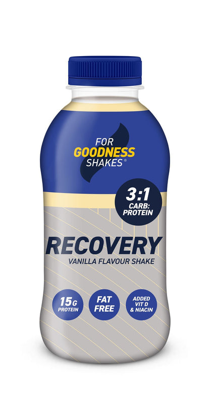 For Goodness Shakes RTD - Sports Recovery Shake - 435ml x 8 bottles (17g Protein)