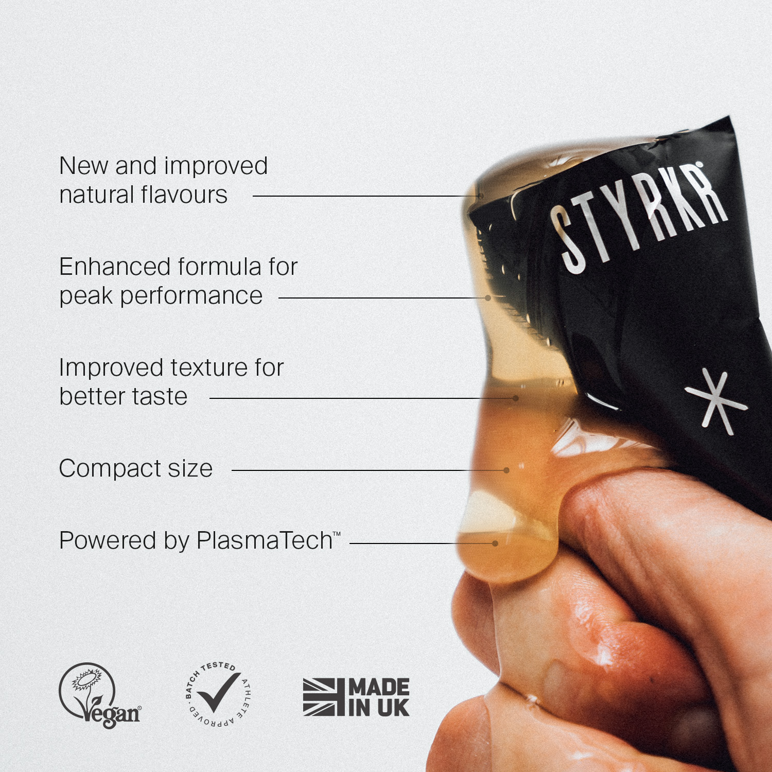 STYRKR GEL30 Dual-Carb Energy Gel (12 x 60ml)