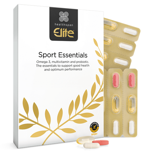 Healthspan Elite: Sport Essentials | Omega-3, Multivitamin & Probiotic for Peak Performance