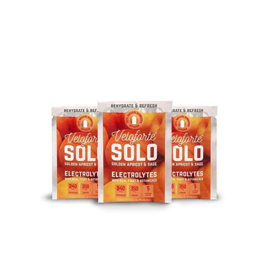 Veloforte Solo – Natural Electrolyte Rehydration Drink (24 X 7g)