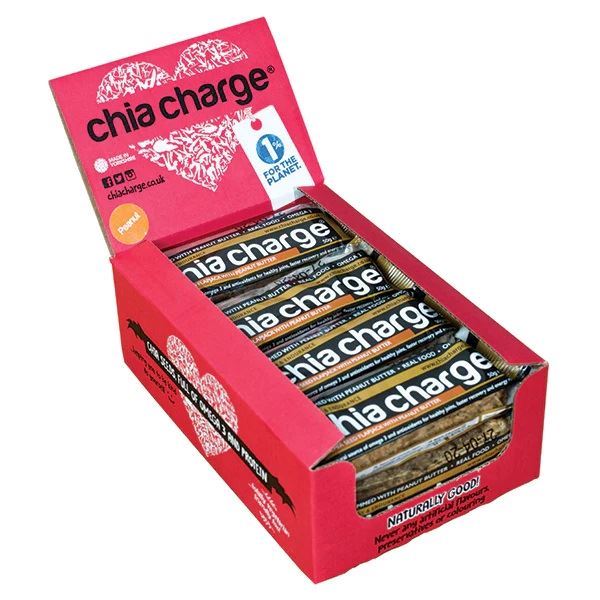 Chia Charge 50g Flapjacks (12 x 50g Bars)