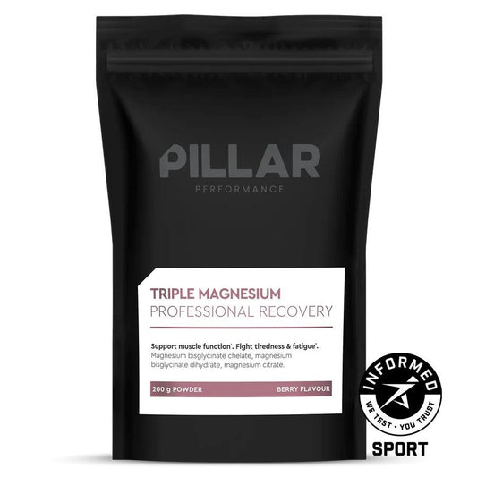 PILLAR Performance: TRIPLE MAGNESIUM (200g Powder / 50 serves) Pouch