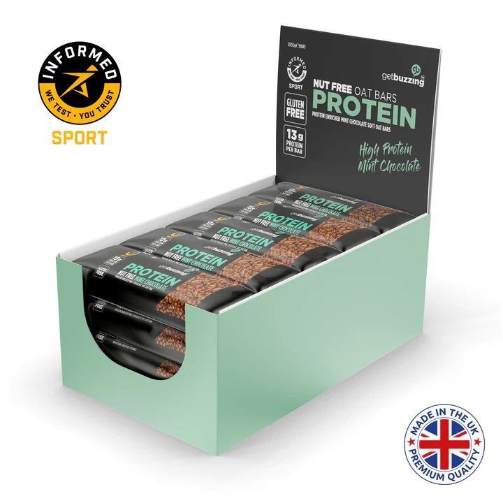 Get Buzzing Protein Flapjack (12 x 55g)