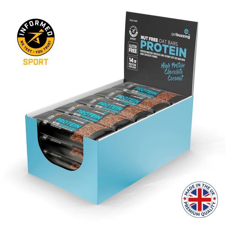Get Buzzing Protein Flapjack (12 x 55g)