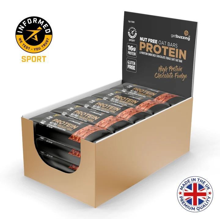 Get Buzzing Protein Flapjack (12 x 55g)