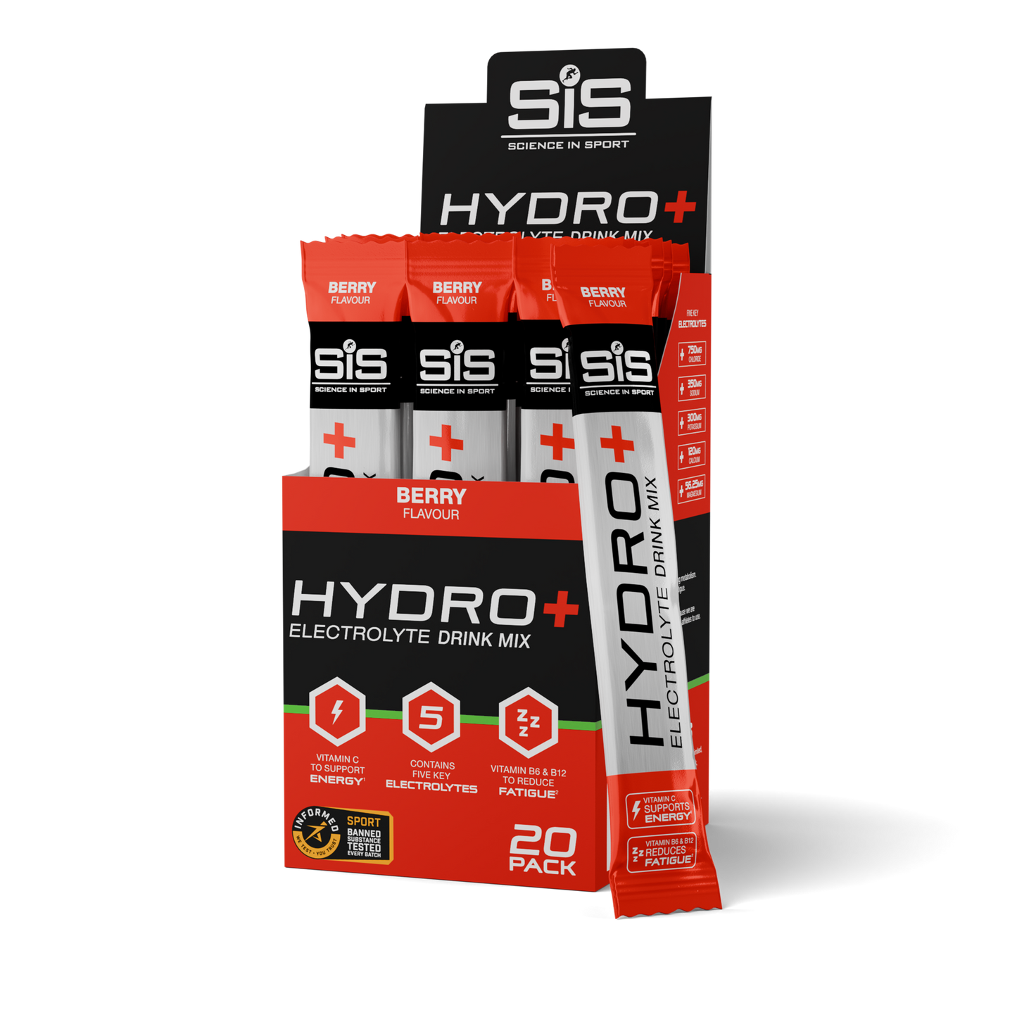 SIS Hydro+ Electrolyte Drink Mix - ( 20 x 4.5g Stick Box)