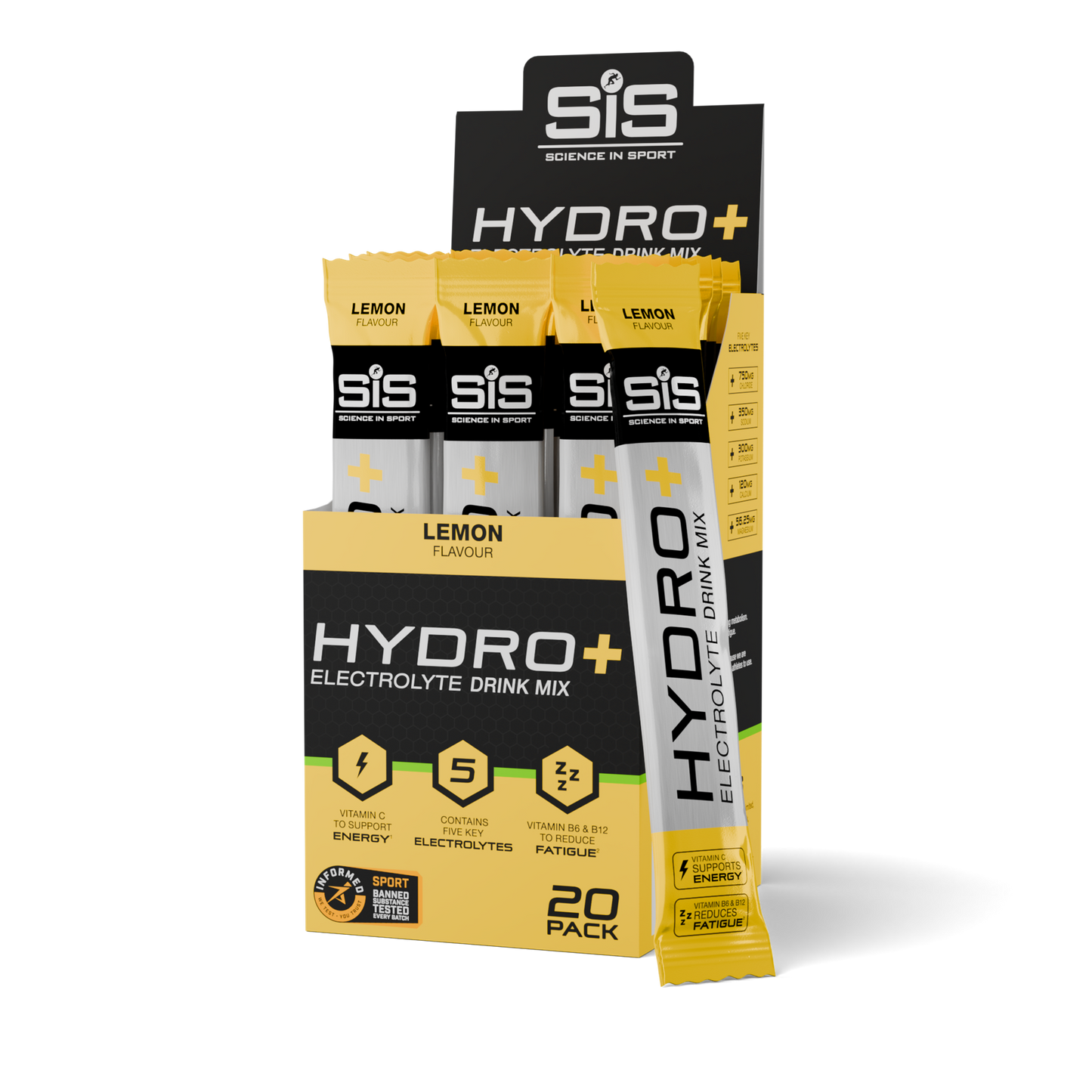 SIS Hydro+ Electrolyte Drink Mix - ( 20 x 4.5g Stick Box)