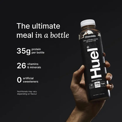 Huel Ready-to-Drink BLACK Edition - 35g High Protein (8 x 500ml)