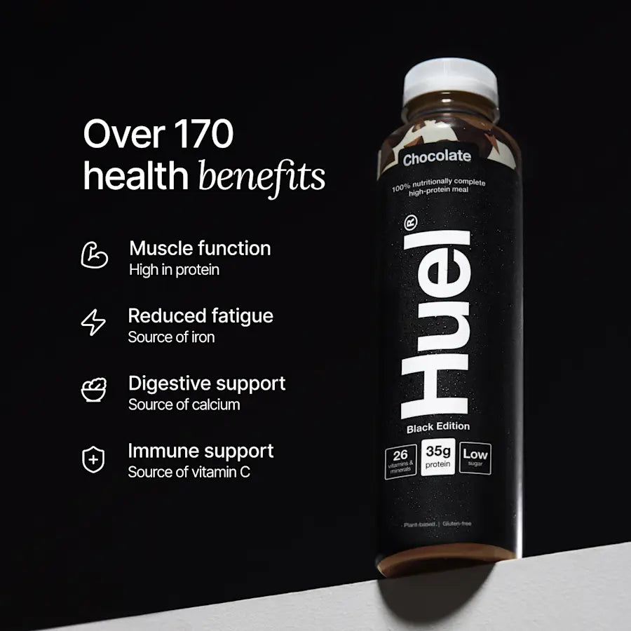 Huel Ready-to-Drink BLACK Edition - 35g High Protein (8 x 500ml)