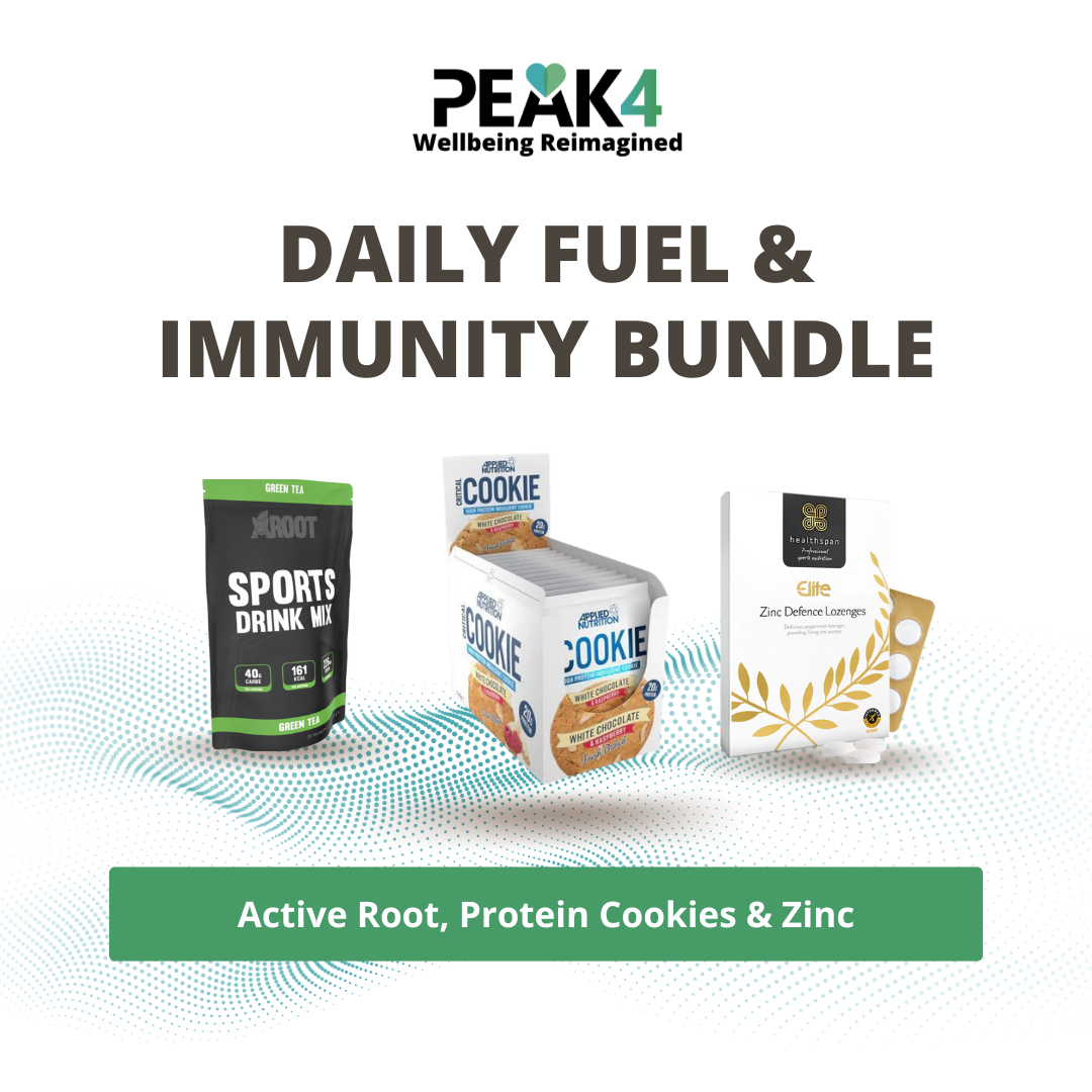 Daily Fuel & Immunity Bundle | Active Root, Protein Cookies & Zinc (Healthspan)