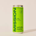 Mission Natural Energy Drink (12 x 250ml) – 100% Sugar-Free, Light Caffeine, Natural Ingredients