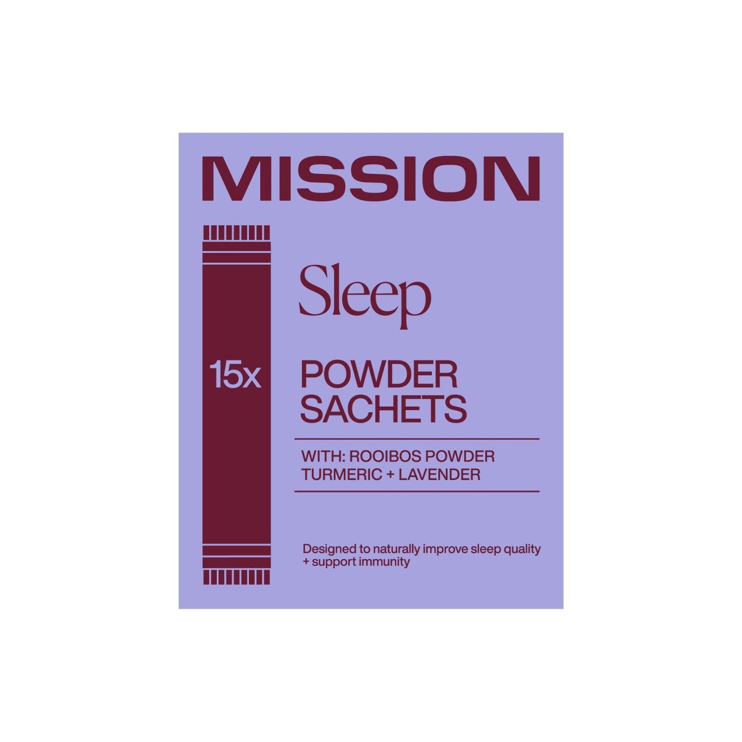 Mission Drink Powder (15 Sachets) – Sleep and Hydrate Blends for Peak Wellbeing