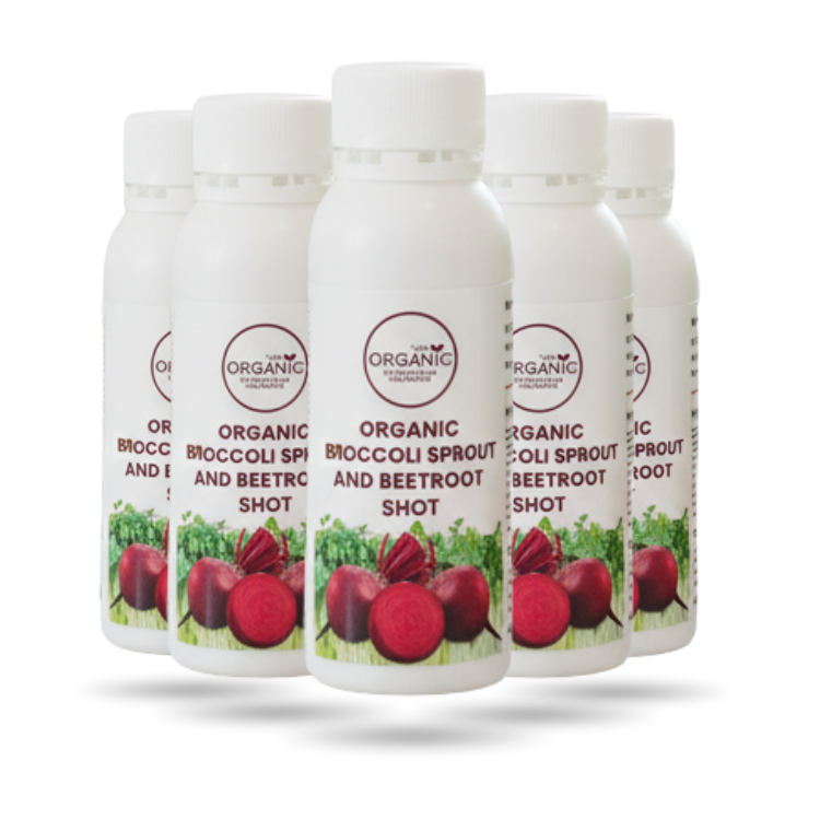 Organic Superfoods Company Beetroot and Broccoli Sprout Juice Shots 28 x 40ml