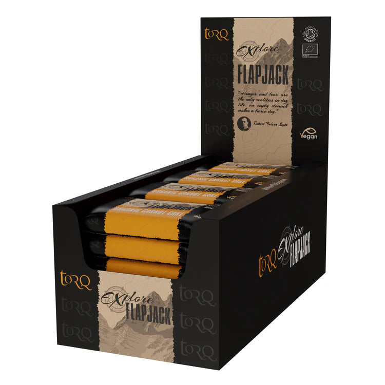 Torq Organic Explore Vegan Flapjacks Bar (20 X 65g)