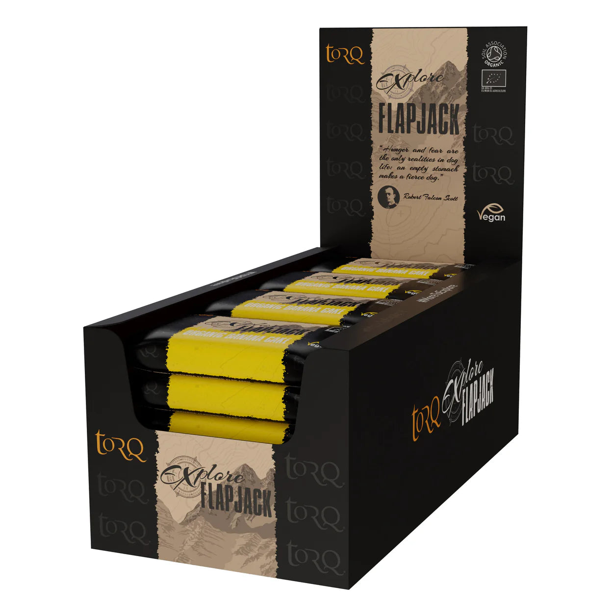 Torq Organic Explore Vegan Flapjacks Bar (20 X 65g)
