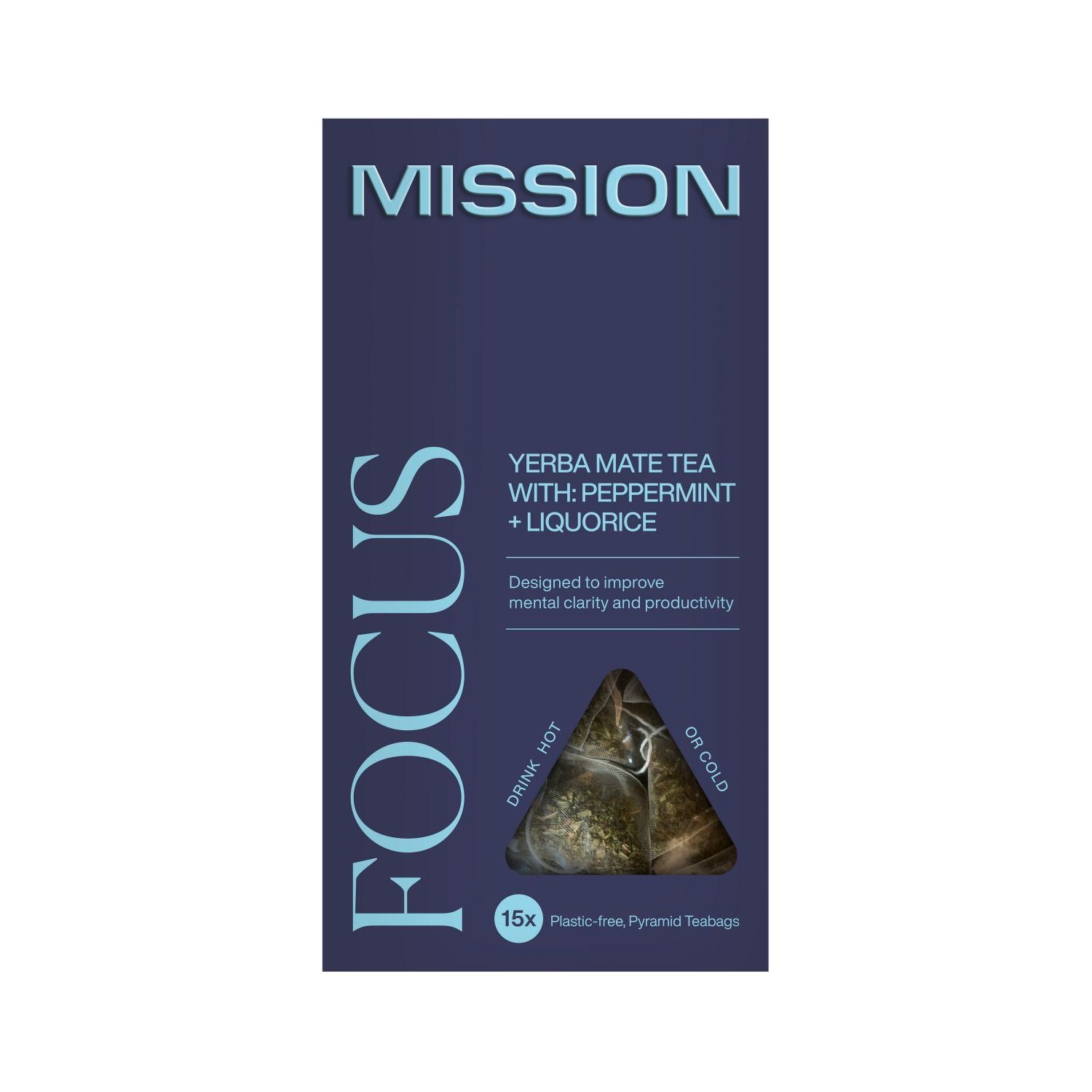 Mission Tea (15 Servings) – Tailored Blends for Energy, Focus, Recovery & Rest