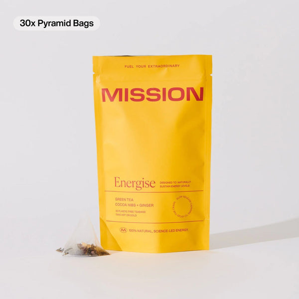 Mission Tea (30 Servings) – Performance-Driven Blends for Energy, Focus, and Rest