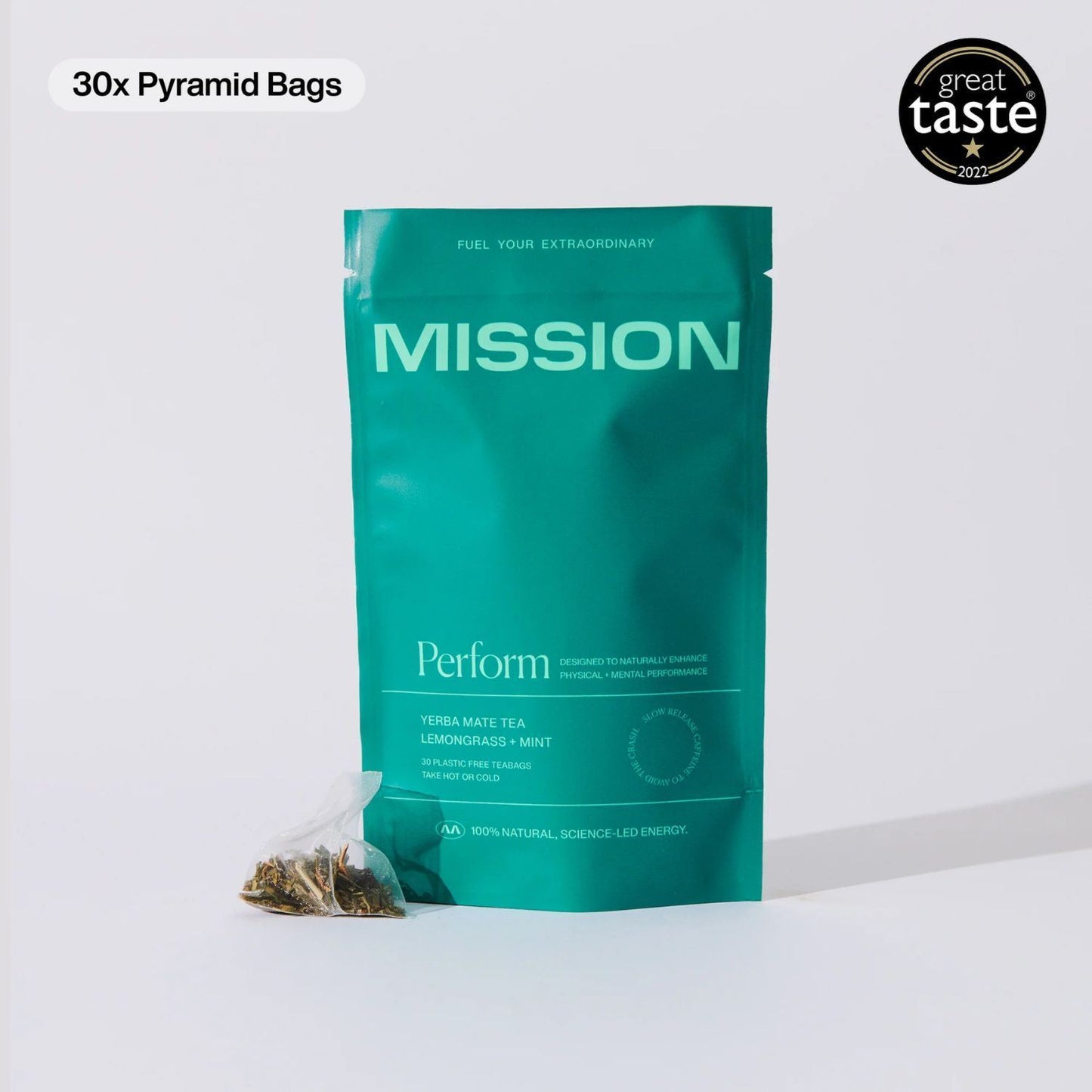 Mission Tea (30 Servings) – Performance-Driven Blends for Energy, Focus, and Rest