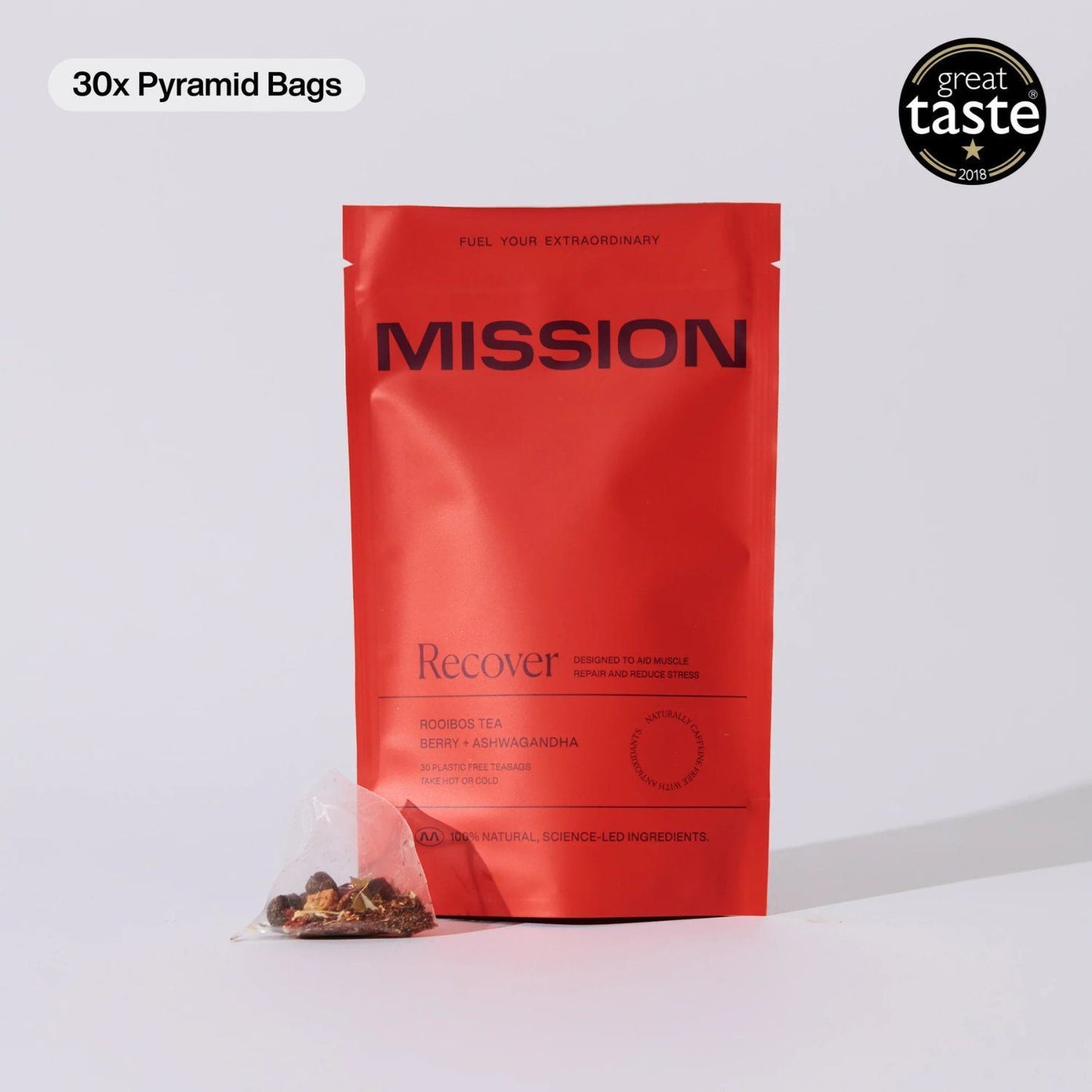 Mission Tea (30 Servings) – Performance-Driven Blends for Energy, Focus, and Rest