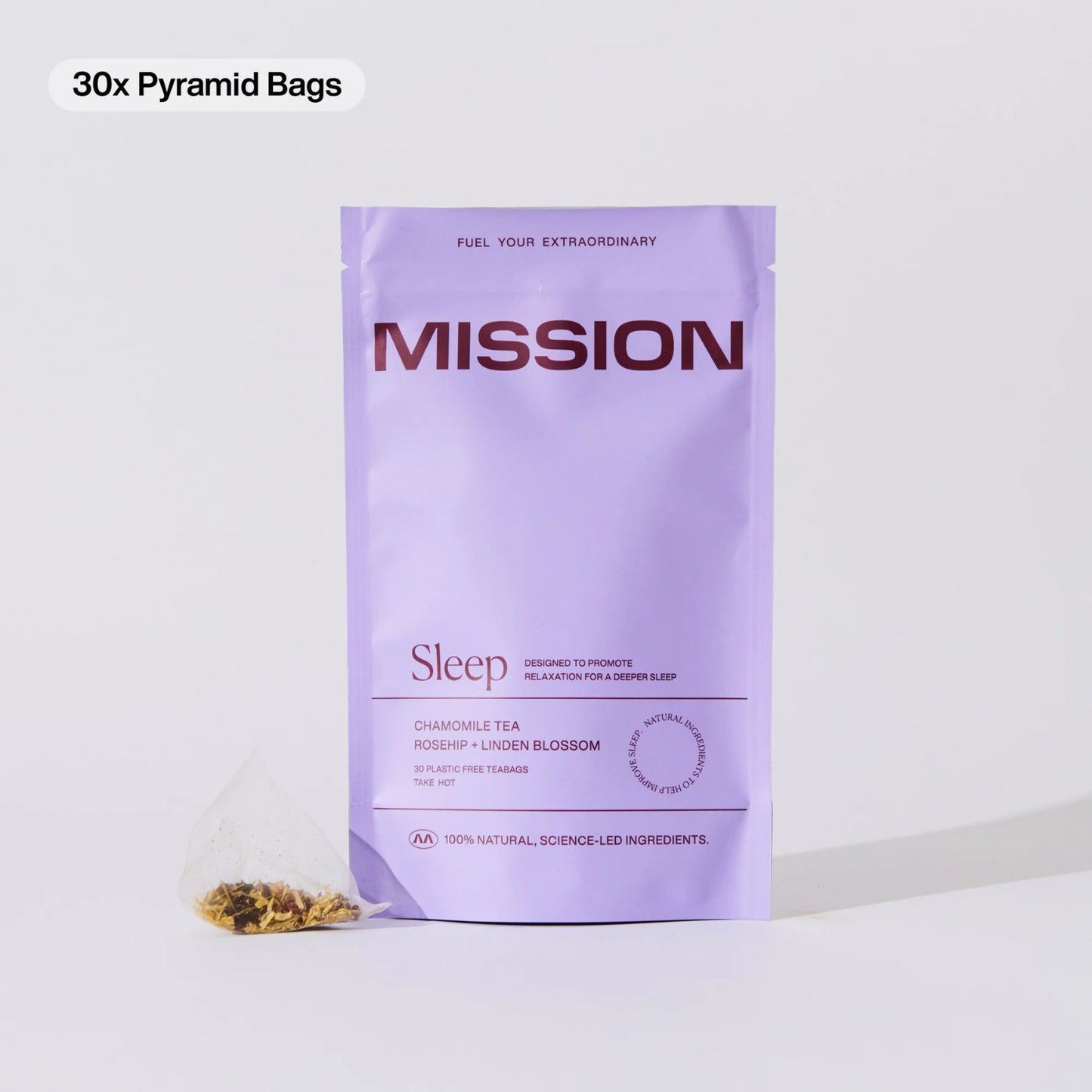 Mission Tea (30 Servings) – Performance-Driven Blends for Energy, Focus, and Rest