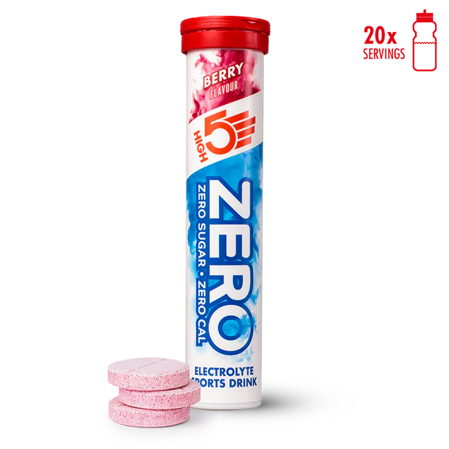 High 5 Zero Electrolyte Drink 20 TABLET TUBES (Box - 8 tubes)