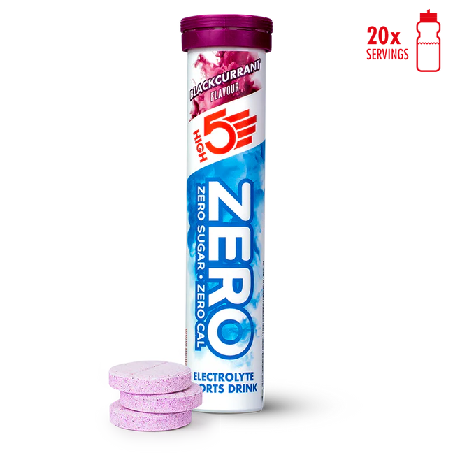 High 5 Zero Electrolyte Drink 20 TABLET TUBES (Box - 8 tubes)