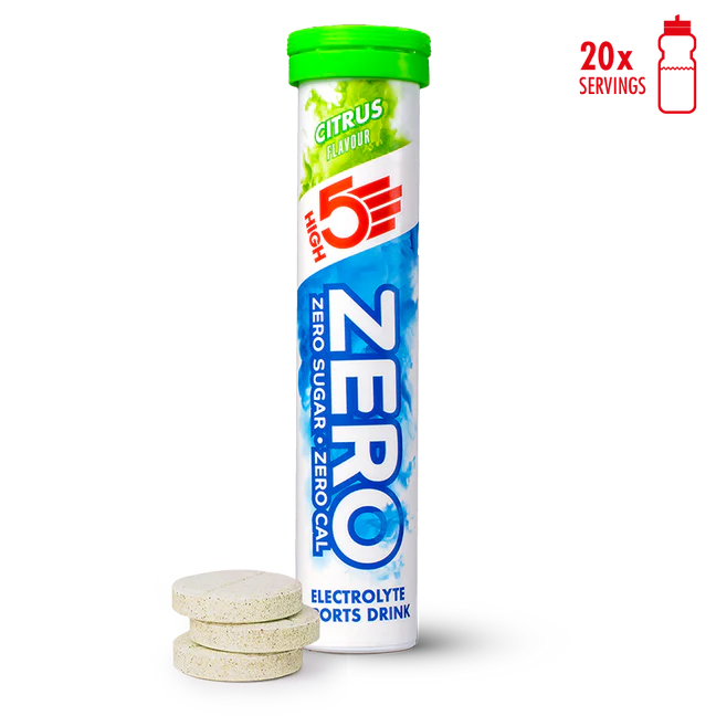 High 5 Zero Electrolyte Drink 20 TABLET TUBES (Box - 8 tubes)