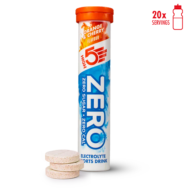 High 5 Zero Electrolyte Drink 20 TABLET TUBES (Box - 8 tubes)