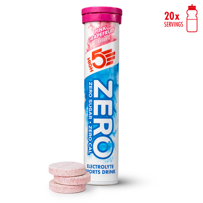 High 5 Zero Electrolyte Drink 20 TABLET TUBES (Box - 8 tubes)