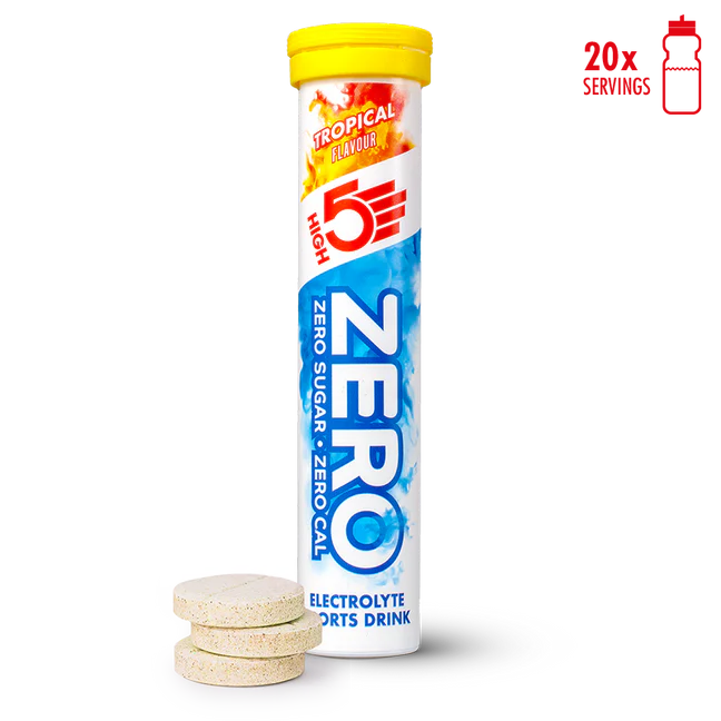 High 5 Zero Electrolyte Drink 20 TABLET TUBES (Box - 8 tubes)