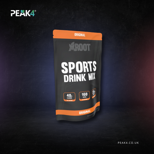 Active Root Sports Drink Mix | 20-Serve Pouch with Natural Ginger - PEAK4 infographic 1 of 4