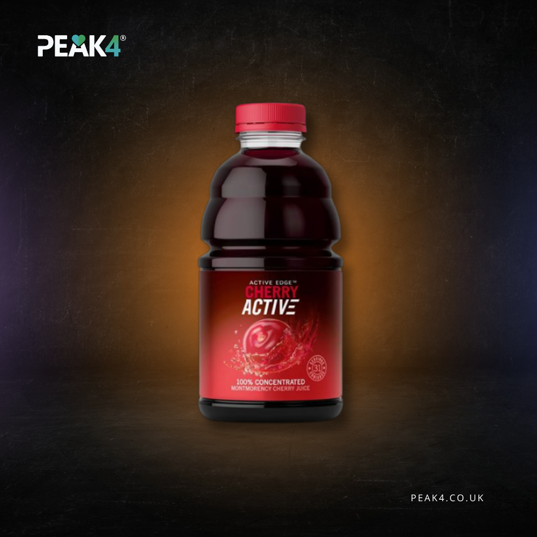 Cherry Active Concentrate | 100% Natural Montmorency Cherry | 16 or 31 Servings - PEAK4 infographic 1 of 4