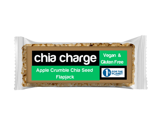 Chia Charge Vegan & Gluten Free Mini Flapjacks (20 x 30g Bars)