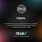 FITLETIC Hydra 16 Hydration Belt - PEAK4 infographic 4 of 4