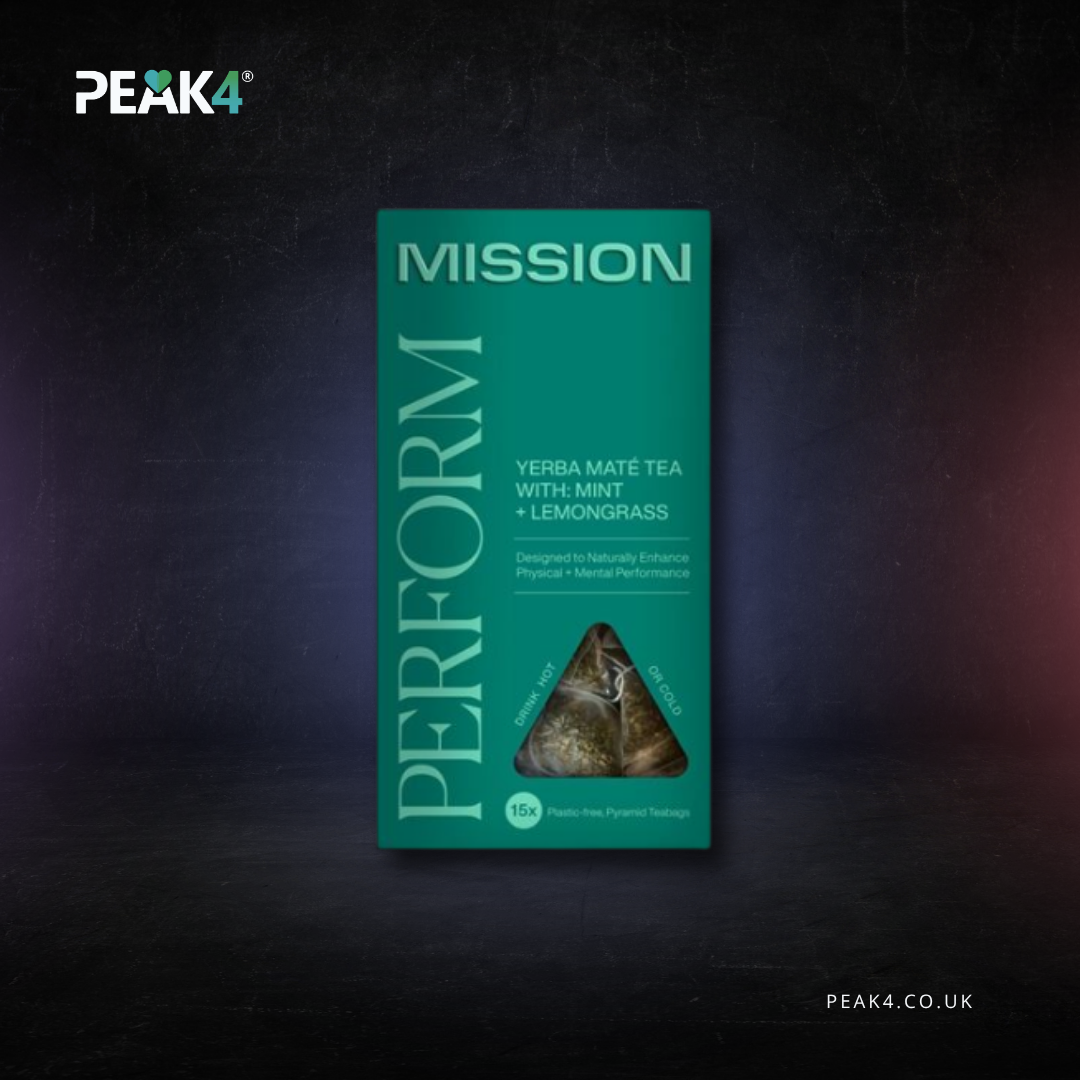 Mission Tea (15 Servings) – Tailored Blends for Energy, Focus, Recovery & Rest - PEAK4 infographic 1 of 4