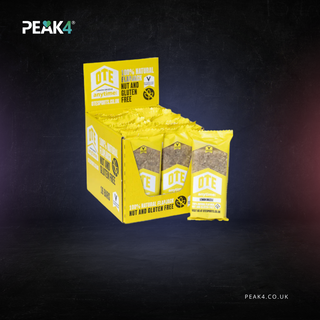 OTE Anytime Bar: 100% Natural Flapjacks (16 x 62g) - PEAK4 infographic 1 of 4