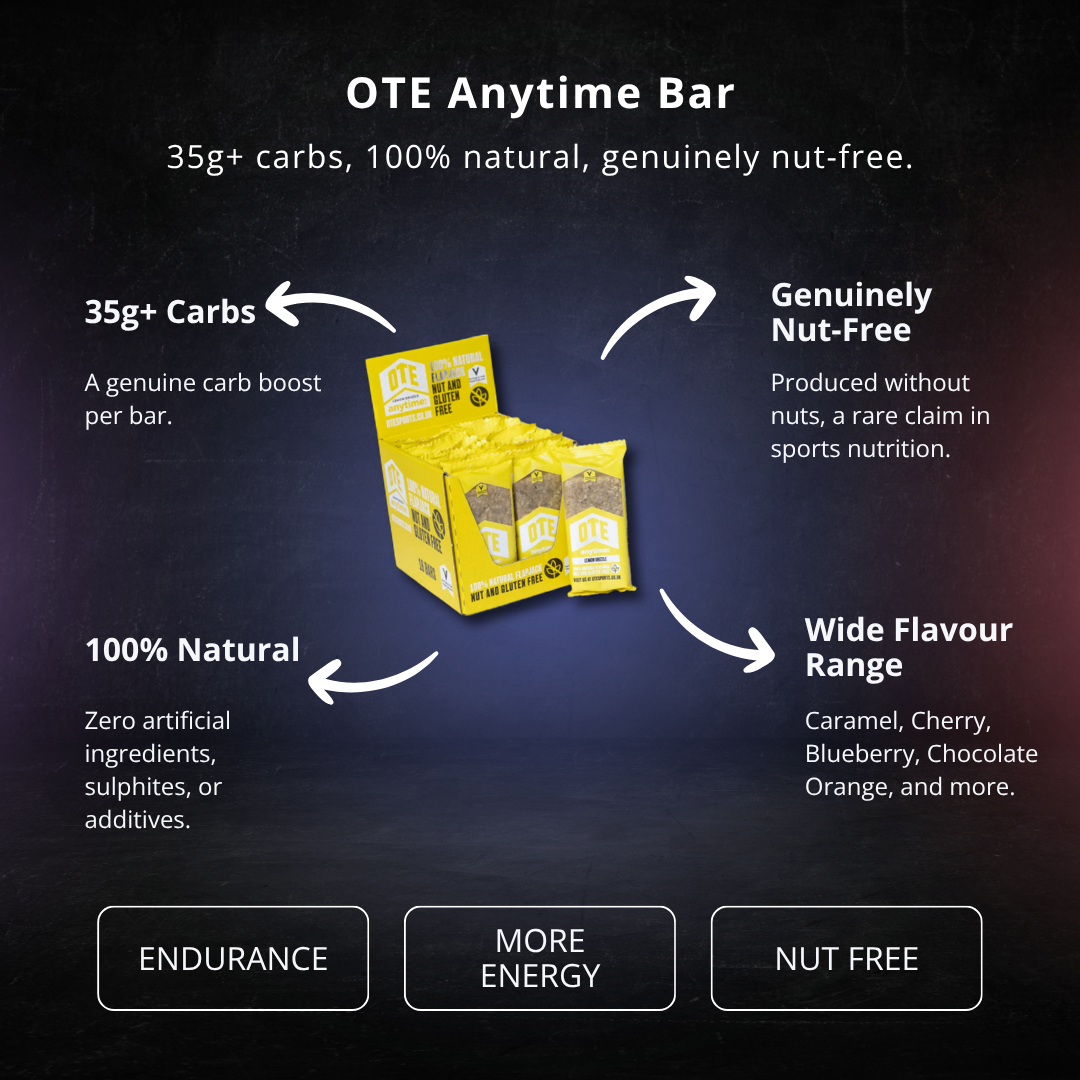 OTE Anytime Bar: 100% Natural Flapjacks (16 x 62g) - PEAK4 infographic 2 of 4