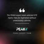 OTE Sports Hydro Tabs | Box of 6, 20 Tablet Tubes |  Elite Hydration for Peak Performance - PEAK4 infographic 3 of 4