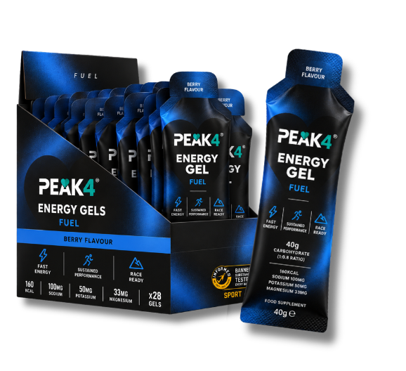 PEAK4 Energy Gels, mock-up